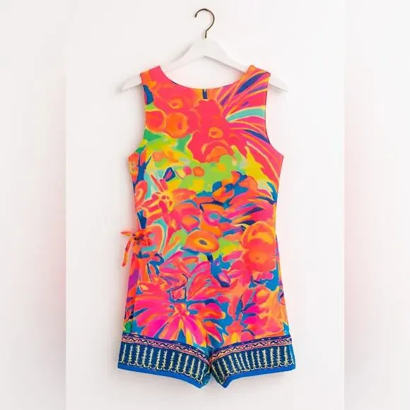 Lilly Pulitzer Tropical Print Romper – Size 2 - Picture 1 of 5